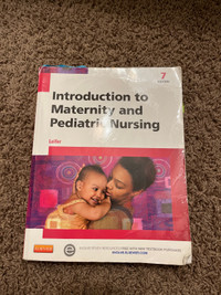 Nursing textbooks for pediatric and community health 