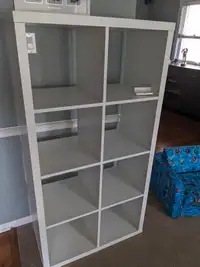IKEA Kallax shelf, 2x4, white