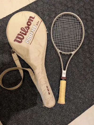 WILSON PROFILE 2.7 si  TENNIS RACQUET 4 5/8 w/cover, View more