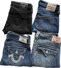 True religion jeans women size 28 and 29 used