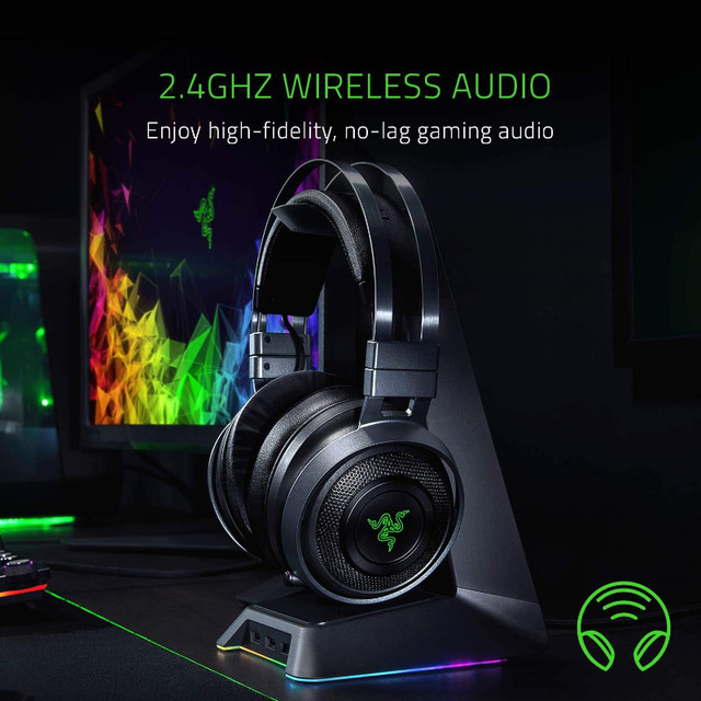 Razer Nari Ultimate Wireless 7.1 Gaming Headset in Speakers, Headsets & Mics in City of Halifax - Image 2