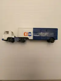 Ho scale model train transport truck