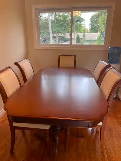 Walnut Dining Table Set, View more