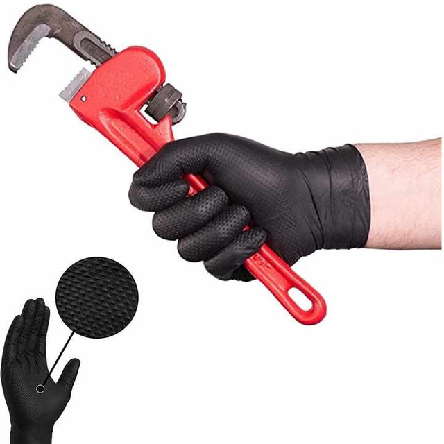 8 Mil Black Nitrile Mechanic's Gloves - Free Delivery in Other Business & Industrial in Mississauga / Peel Region - Image 2