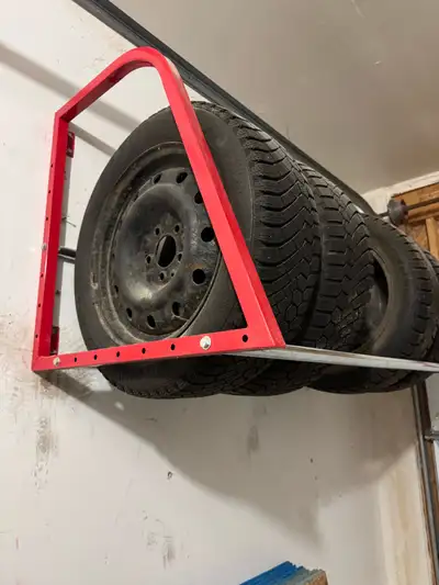 I'm selling a set of four used winter tires, size 195/60R15, mounted on steel rims with a 5x114.3 bo...