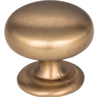 Satin Bronze Cabinet Mushroom Knob - New