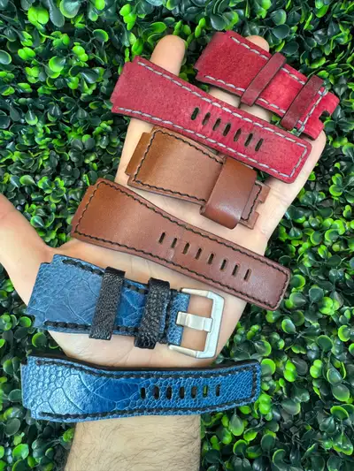 3 X 24mm AM Leather Straps for Bell & Ross BR03-92-S, View more