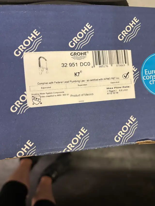 GROHE High end Kitchen faucet  - K7 Semi-Pro Kitchen in Plumbing, Sinks, Toilets & Showers in Markham / York Region - Image 9