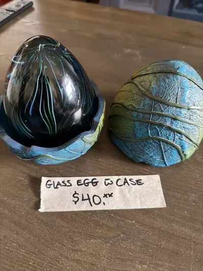 Glass Egg & Case Deco, View more