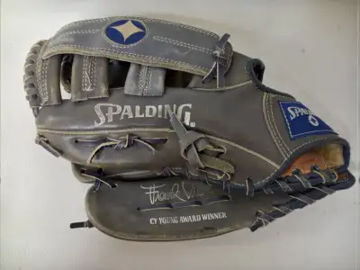 Vintage Blue Spalding Frank Viola Cy Young Baseball Glove, View more