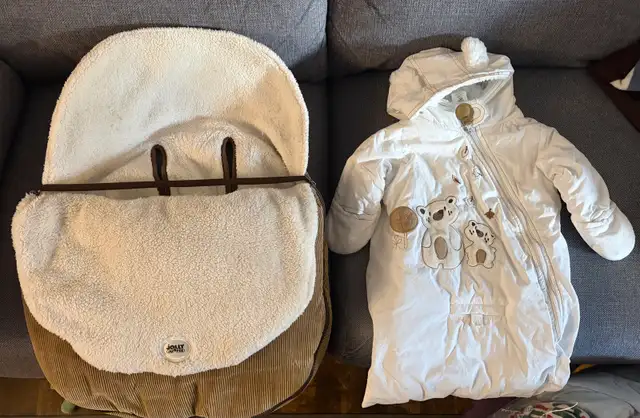 Baby Car Seat Cover & Bunting Suit in Strollers, Carriers & Car Seats in Gatineau - Image 2