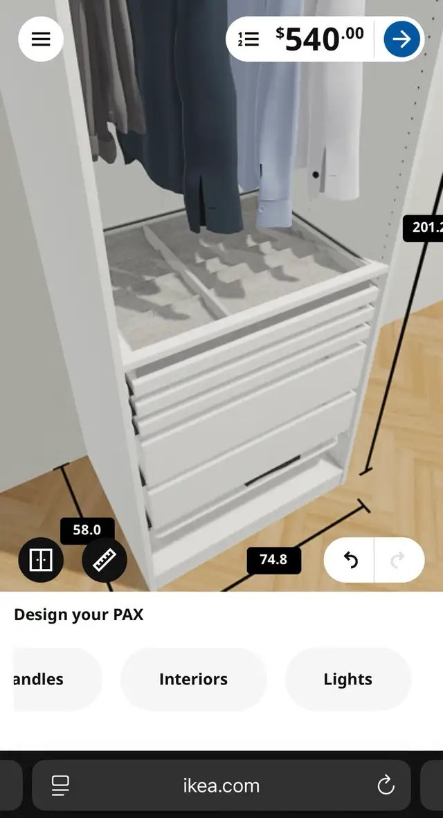IKEA Pax wardrobe  in Dressers & Wardrobes in City of Toronto - Image 4