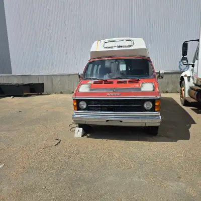 1983 dodge camper van for sale. Vehicle runs drove from pigeon lake to Nisku Bought as a project but...