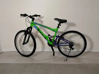 Serviced 21 speed CCM 24” Static Mountain Bike with dual shocks, View more