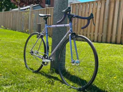 All-City Big Block, lavender color (was made for about 1 year). Size 52 (fits like 55-56 - geometry...