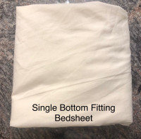 Single Bottom Fitting Bedsheet