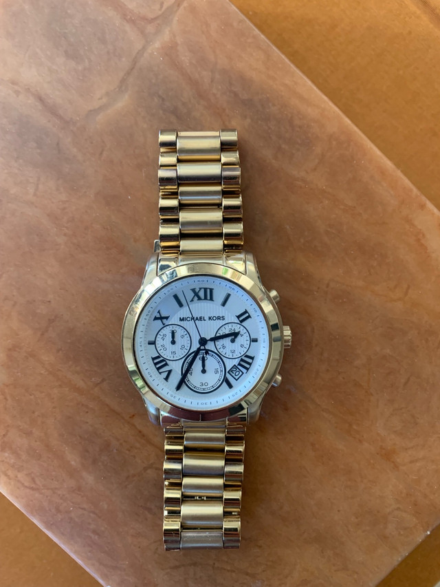 Gold Michael kors watch  in Jewellery & Watches in City of Toronto