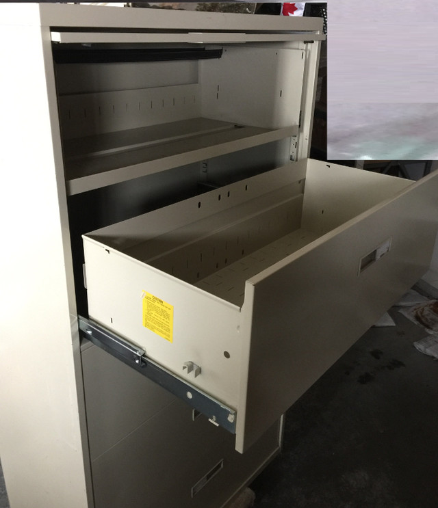 Metal 5 Drawer Lateral File Cabinet W.36"xH.64.5”xD.18” Like New in Other in Stratford - Image 2