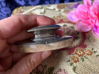 Antique 1920s Silver plated Nail Buffer
