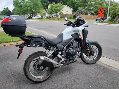 2024 Honda NX500. Bike has just 1046 km and has a 5 year warranty. Accessories include: centre stand...