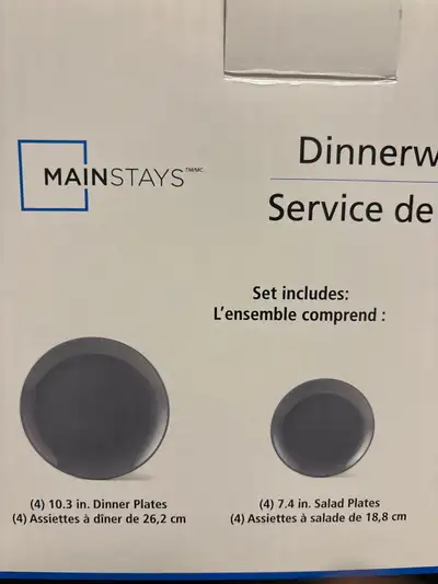 Dinnerware set- 8 piece, View more