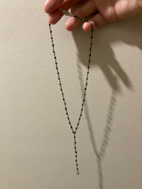 Beaded drop necklace