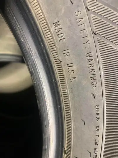 USED = LIKE NEW TIRE NO LONGER REQUIRED