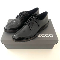 NWB ECCO Incise Tailored Oxford Dress Shoes - Black Patent