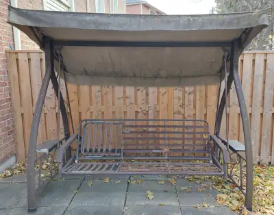 3 person outdoor swing, View more