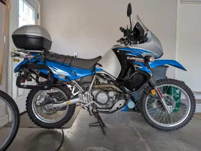 I have kitted this KLR for adventure touring and I have toured extensively on it. The engine and exh...