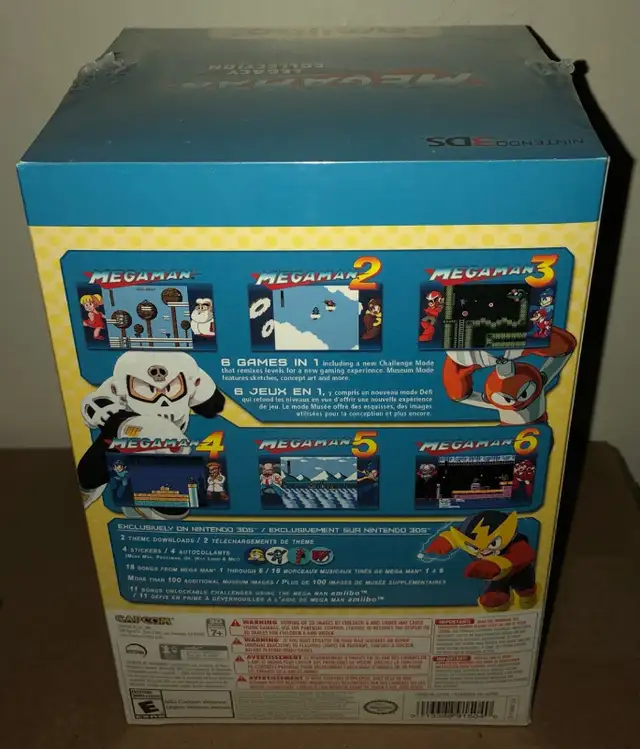Mega Man Legacy Collection with Gold Amiibo (3DS, NA Version) in Arts & Collectibles in Calgary - Image 5