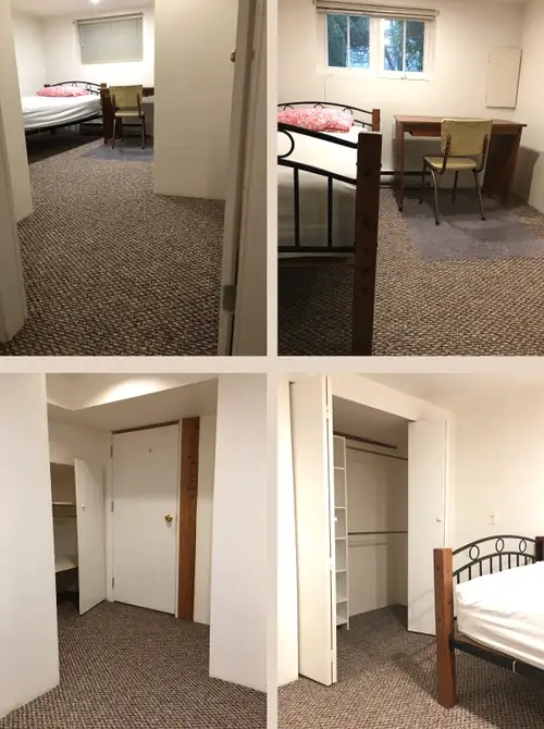 A suite with 2 furnished bedrooms in the lower level of a house is for rent. It has its own ground-l...