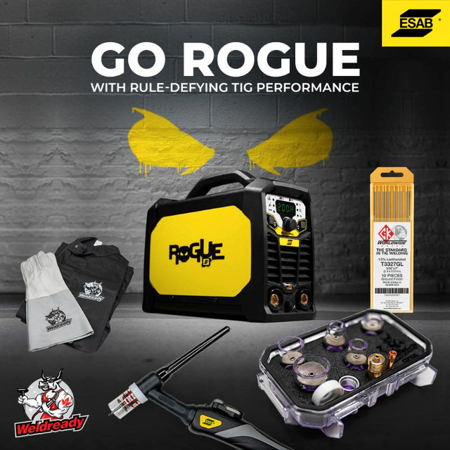 ESAB Rogue ET200iP PRO High Frequency Portable TIG Welder in Other in Red Deer