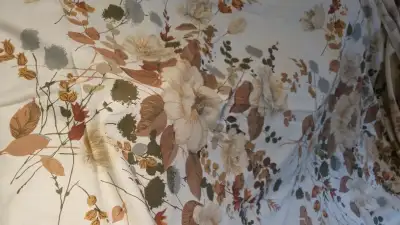 Vintage cotton fabric, View more