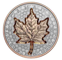 2022 Super Incuse Silver Maple Leaf SML $20 1OZ Pure Silver Coin