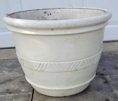 Large premium resin flower pot, View more