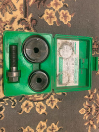 Greenlee electrician's knock-out punch kit.
