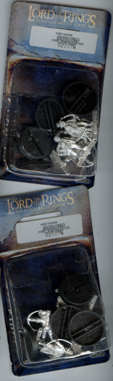 Please see image of Two (2) "Hobbit Archers" Warhammer miniature by Games Workshop for Lord of the R...