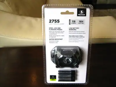 New Sealed Pelican 2755 LED Headlamp 3 Brightness Settings, View more