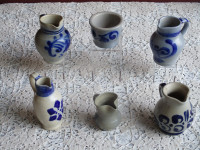 Collection of Mini Salt Glaze Pottery