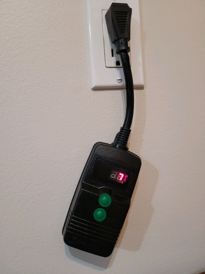 Outdoor timer for lights or block heater
