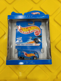 HOT WHEELS 30TH ANNIVERSARY 1996 FIRST EDITIONS VW DRAG BUS BLUE