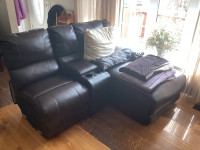 Leather 5pc Sofa