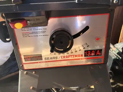 Craftsman 10” Table Saw, View more
