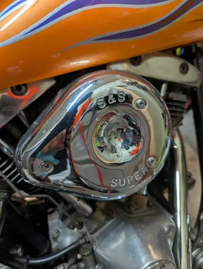 1975 Custom FLH Freshly rebuilt S&S Super E carb Baby Apes and upgraded r8ser Andrews B Grind cam Li...