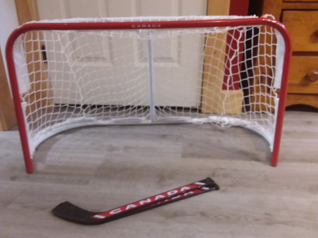 Mini hockey net with mini sticks in Toys & Games in City of Halifax