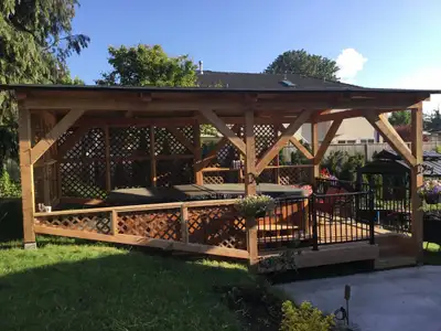Grayman Timber Works Decks, Stairs, Gazebos, post&beam structure, View more