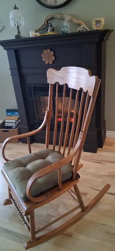 Antique rocking chair, View more