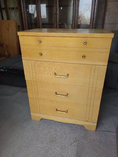 dresser chest of drawers. Birchwood. Solid wood vintage retro, View more