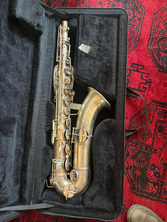 Vintage York Silver Plated Tenor Sax.  in Woodwind in Kitimat